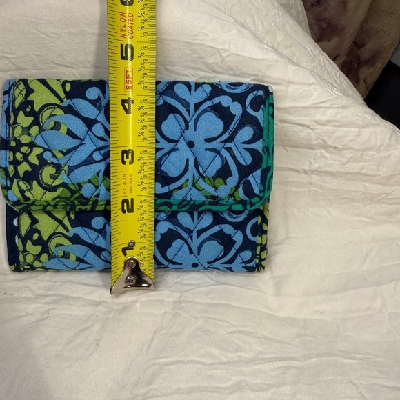 Vera Bradley Women's Wallet Ruthem And Blues Green & Blue - Picture 8 of 9